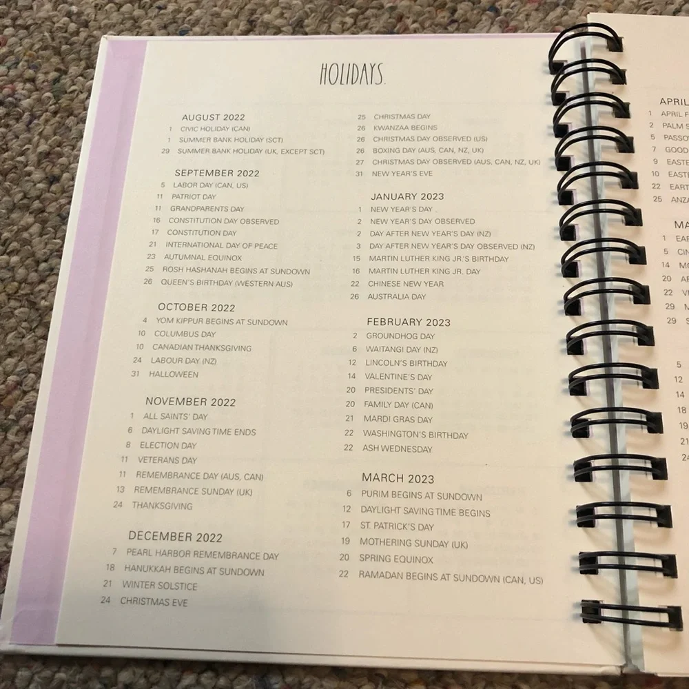🆕 Rae Dunn PLANS 2023 Planner - Picture 8 of 11